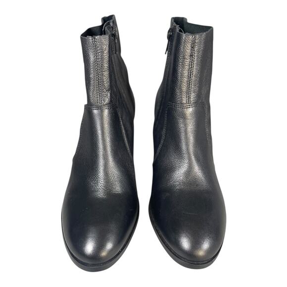 Diba Women’s Black Leather Ankle Boots Size-7.5M - Picture 3 of 9